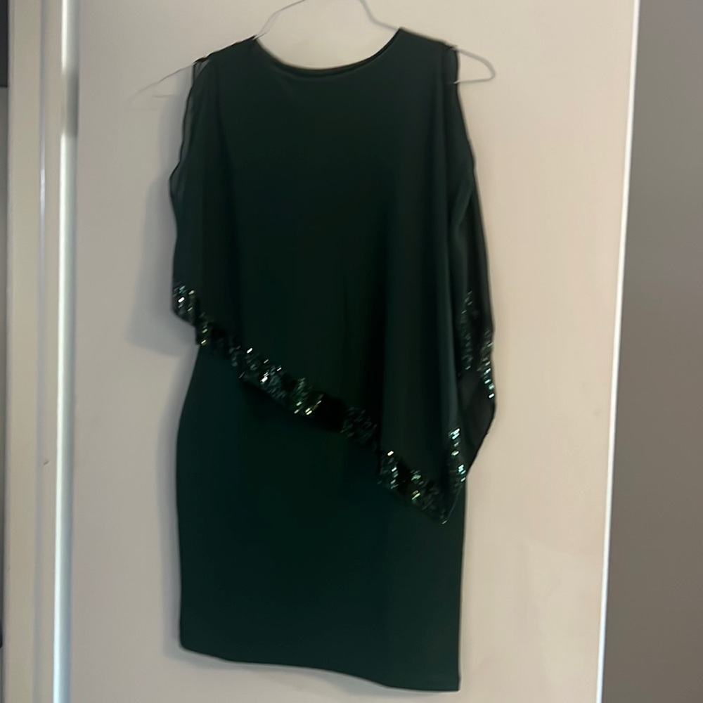 Forest green dress